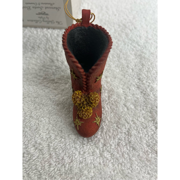 Pipka Gallery Collection Ornament #40037 Starcoat Santa Boot Collectable 2002 3" - Picture 7 of 8